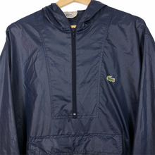 Load image into Gallery viewer, Vintage Navy Lacoste Izod Half Zip Cagoule - Large (L) PTP 25.25&quot;
