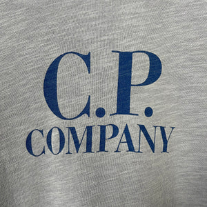 C.P Company Lilac Short Sleeved Logo T-Shirt - Medium (M) PTP 20"