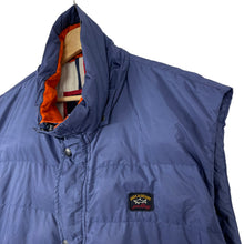 Load image into Gallery viewer, Paul and Shark Blue Down Fill Gilet Body Warmer - Six Extra Large (6XL) PTP 29&quot;
