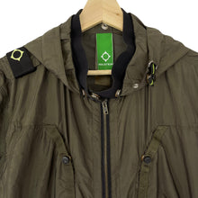 Load image into Gallery viewer, Ma.Strum Green Multi Pocket Hooded Lightweight Jacket - Extra Large (XL) PTP 24.5&quot;
