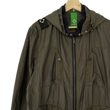 Load image into Gallery viewer, Ma.Strum Green Multi Pocket Hooded Lightweight Jacket - Extra Large (XL) PTP 24.5&quot;
