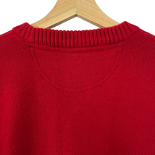 Load image into Gallery viewer, Paul and Shark Bretagne Red Crew Neck Sweater - Small (S) PTP 21&quot;
