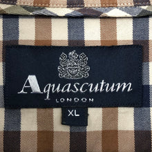 Load image into Gallery viewer, Aquascutum House Check Short Sleeved Shirt - Extra Large (XL) PTP - 22.5&quot;
