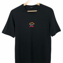 Load image into Gallery viewer, Paul and Shark Black Short Sleeved Logo T-Shirt - Small (S) PTP 18&quot;
