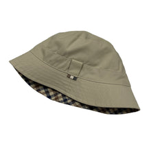 Load image into Gallery viewer, Aquascutum House Check / Beige Reversible Bucket Hat - One Size Fits All
