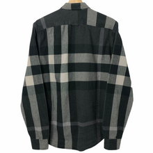 Load image into Gallery viewer, Burberry Brit Grey Nova Check Long Sleeved Shirt - Medium (M) PTP 20.5&quot;
