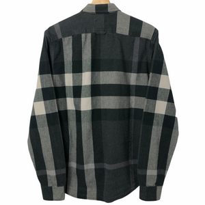 Burberry Brit Grey Nova Check Long Sleeved Shirt - Medium (M) PTP 20.5"