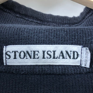 Vintage Stone Island Navy Button Up Sweater - Large (L) PTP 24.75"