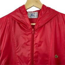 Load image into Gallery viewer, Vintage Red Lacoste Izod Half Zip Cagoule - Large (L) PTP 25&quot;
