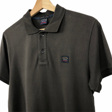 Load image into Gallery viewer, Paul and Shark Khaki / Brown Short Sleeved Polo - Medium (M) PTP 19.5&quot;
