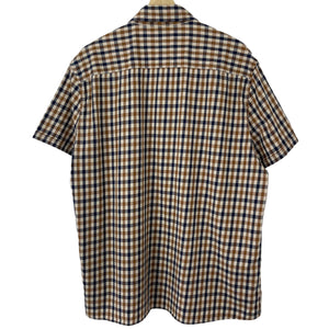 Aquascutum House Check Short Sleeved Shirt - Triple Extra Large (XXXL) PTP 25.25"
