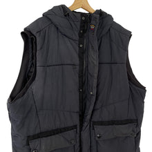 Load image into Gallery viewer, Paul and Shark Navy Hooded Logo Gilet Body Warmer - Six Extra Large (6XL) PTP 30&quot;
