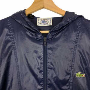 Vintage Dark Navy Lacoste Izod Half Zip Cagoule - Extra Large (XL) PTP 26.75"