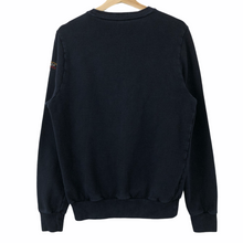 Load image into Gallery viewer, Paul and Shark Navy Logo Crew Neck Sweater - Medium (M) PTP 20&quot;
