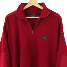 Load image into Gallery viewer, Paul and Shark Red Bretagne Half Zip Pullover - Extra Large (XL) PTP 26.5&quot;
