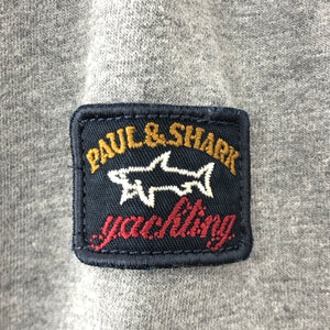 Paul and Shark Grey Crew Neck Sweater - Medium (M) PTP 21.5"