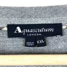 Load image into Gallery viewer, Aquascutum Grey Crew Neck Logo Sweater - Double Extra Large (XXL) PTP 24.25&quot;
