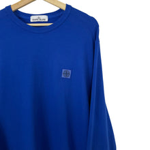 Load image into Gallery viewer, Stone Island Blue Crew Neck Logo Sweater - Extra Large (XL) PTP 23.5&quot;
