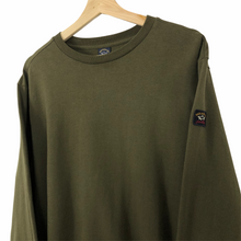 Load image into Gallery viewer, Paul and Shark Khaki Crew Neck Sweater - Large (L) PTP 22.5&quot;
