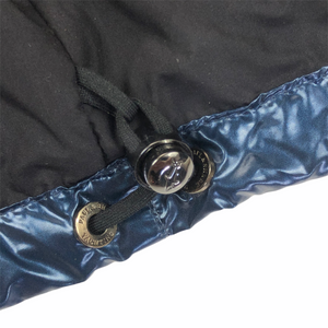 Paul and Shark Blue Nylon Shimmer Multi Pocket Rocket Jacket - Medium (M) PTP 23.5"