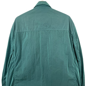 Paul and Shark Water Green Econyl Nylon Metal Overshirt - Triple Extra Large (XXXL) PTP 27"