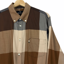 Load image into Gallery viewer, Aquascutum Block Check Long Sleeved Shirt - Extra Large (XL) PTP 23&quot;
