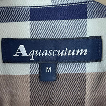Load image into Gallery viewer, Aquascutum Block Check Short Sleeved Shirt - Medium (M) PTP 23&quot;
