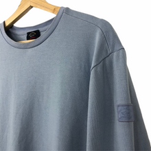 Load image into Gallery viewer, Paul and Shark Lilac Crew Neck Logo Sweater - Large (L) PTP 22.5&quot;
