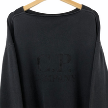 Load image into Gallery viewer, Vintage C.P Company Ideas From Massimo Osti Boat Neck Logo Sweater - 4 PTP 26.5&quot;
