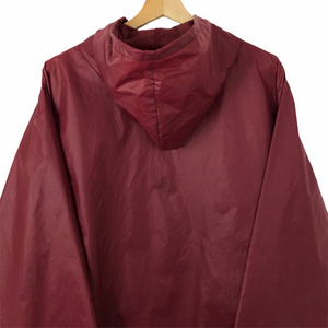 Vintage Maroon Lacoste Izod Half Zip Cagoule - Large (L) PTP 24.75"