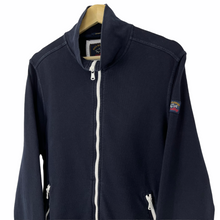 Load image into Gallery viewer, Paul and Shark Navy Full Zip Up Track Top - Large (L) PTP 21&quot;
