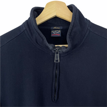 Load image into Gallery viewer, Paul and Shark Navy Half Zip Pullover Sweater - Medium (M) PTP 20.75&quot;
