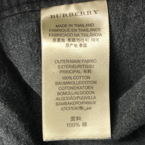 Burberry Brit Grey Nova Check Long Sleeved Shirt - Medium (M) PTP 20.5"