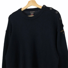 Load image into Gallery viewer, Vintage Paul and Shark Navy Bretagne Sweater - Large (L) PTP 23&quot;
