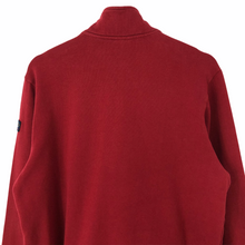 Load image into Gallery viewer, Paul and Shark Red Half Zip Pullover Sweater - Large (L) PTP 22&quot;
