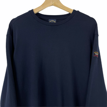 Load image into Gallery viewer, Paul and Shark Navy Logo Crew Neck Sweater - Large (L) PTP 23&quot;
