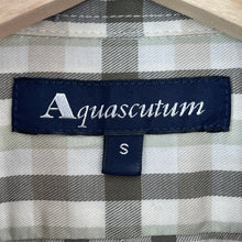 Load image into Gallery viewer, Aquascutum House Check Short Sleeved Shirt - Small (S) PTP 21.75&quot;
