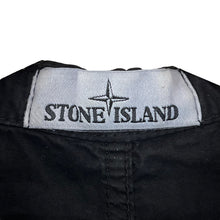 Load image into Gallery viewer, Stone Island Black Double Pocket Hooded Overshirt - Large (L) PTP 22.5&quot;
