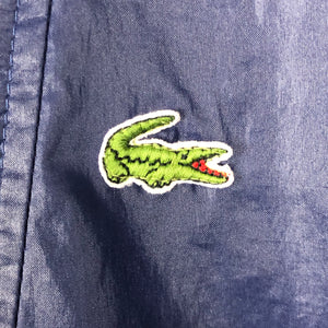 Vintage Dark Navy Lacoste Izod Half Zip Cagoule - Extra Large (XL) PTP 26"