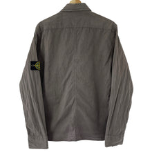 Load image into Gallery viewer, Stone Island Grey Double Pocket Overshirt - Large (L) PTP 21.75&quot;
