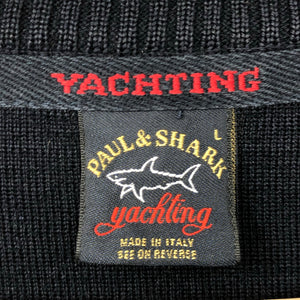 Vintage Paul and Shark Dk Navy Bretagne Sweater - Large (L) PTP 24.5"