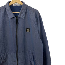 Load image into Gallery viewer, Stone Island Blue Weft Nylon Seersucker TC Overshirt - Extra Large (XL) PTP 24&quot;
