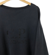 Load image into Gallery viewer, Vintage C.P Company Ideas From Massimo Osti Boat Neck Logo Sweater - 4 PTP 26.5&quot;
