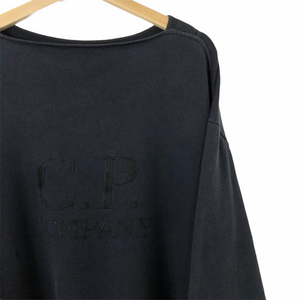 Vintage C.P Company Ideas From Massimo Osti Boat Neck Logo Sweater - 4 PTP 26.5"