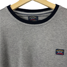 Load image into Gallery viewer, Paul and Shark Grey Short Sleeved Logo T-Shirt - Large (L) PTP 20.75&quot;
