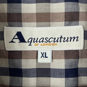 Aquascutum House Check Long Sleeved Shirt - Extra Large (XL) PTP 25.75"