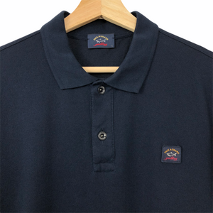 Paul and Shark Navy Short Sleeved Polo - Large (L) PTP 20.5"