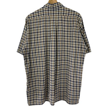 Load image into Gallery viewer, Aquascutum House Check Short Sleeved Shirt - Large (L) PTP 24.25&quot;
