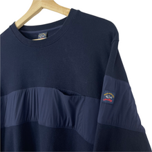 Load image into Gallery viewer, Paul and Shark Navy Crew Neck Sweater - Large (L) PTP 21.75&quot;
