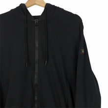 Load image into Gallery viewer, Paul and Shark Black Full Zip Up Logo Hoody - Medium (M) PTP 20.75&quot;
